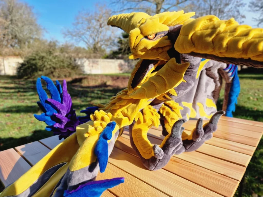 งานฝีมือสุดแจ่ม! ทำตุ๊กตาผ้า Rey Dau จาก Monster Hunter 7 Monster Hunter