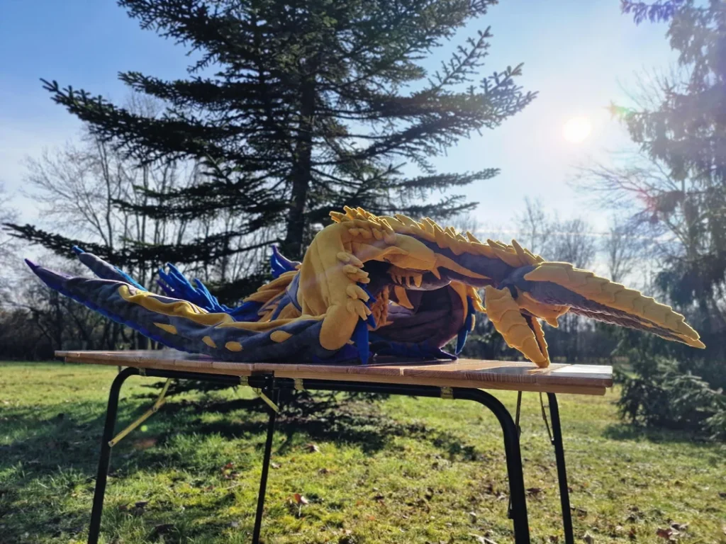 งานฝีมือสุดแจ่ม! ทำตุ๊กตาผ้า Rey Dau จาก Monster Hunter 4 Monster Hunter