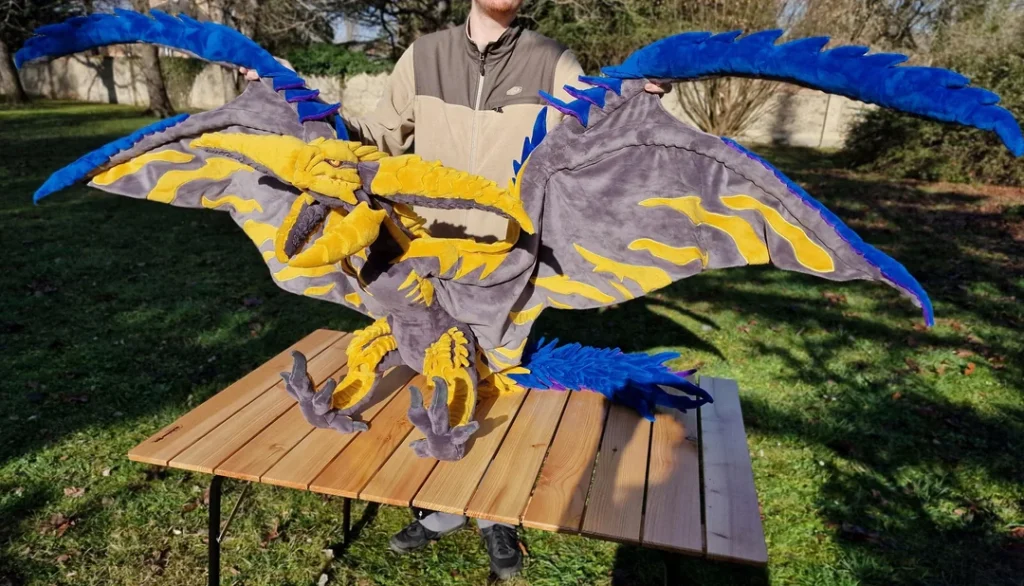 งานฝีมือสุดแจ่ม! ทำตุ๊กตาผ้า Rey Dau จาก Monster Hunter 3 Monster Hunter