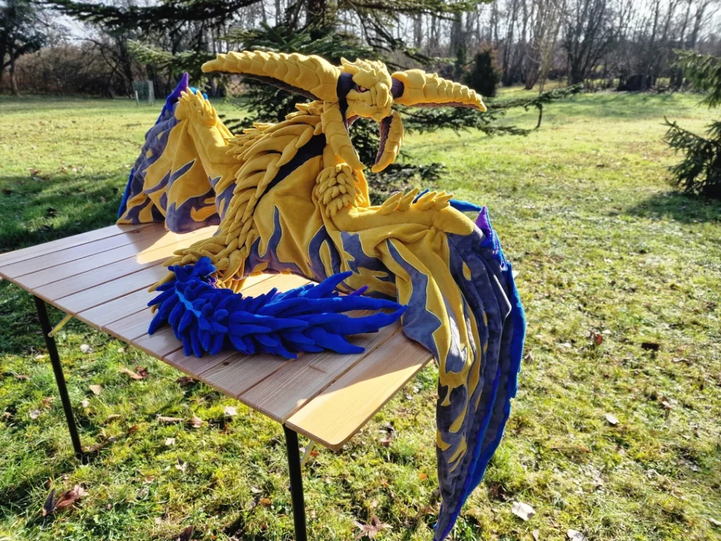 งานฝีมือสุดแจ่ม! ทำตุ๊กตาผ้า Rey Dau จาก Monster Hunter 2 Monster Hunter