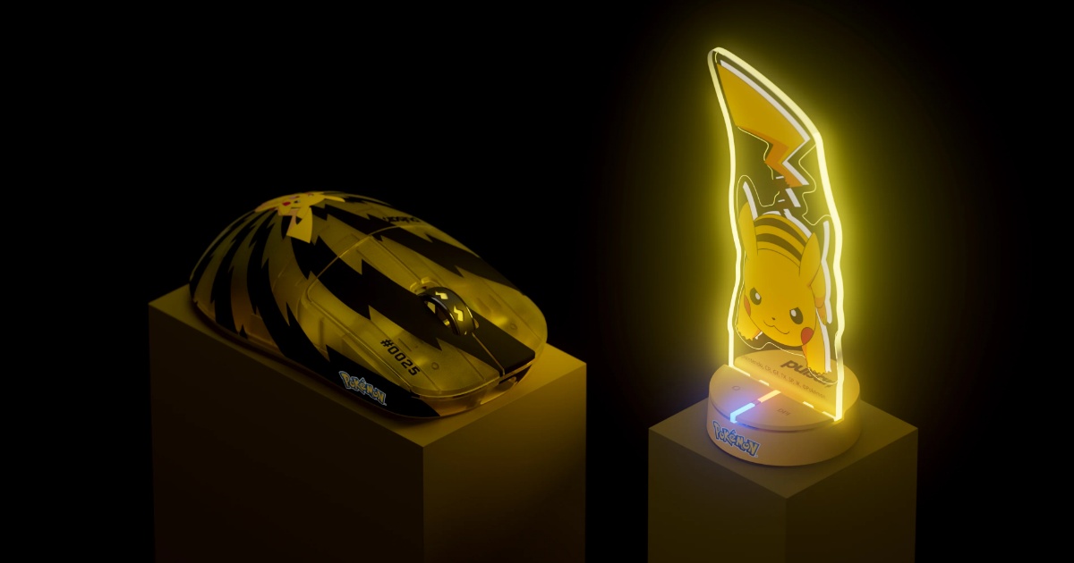 เมาส์ไร้สาย Pikachu CrazyLight X2 จาก Pokemon