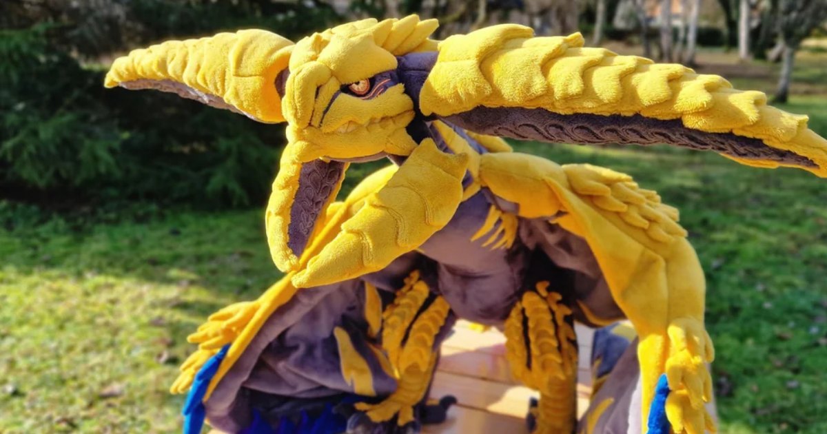 งานฝีมือสุดแจ่ม! ทำตุ๊กตาผ้า Rey Dau จาก Monster Hunter 1 งานฝีมือสุดแจ่ม! ทำตุ๊กตาผ้า Rey Dau จาก Monster Hunter