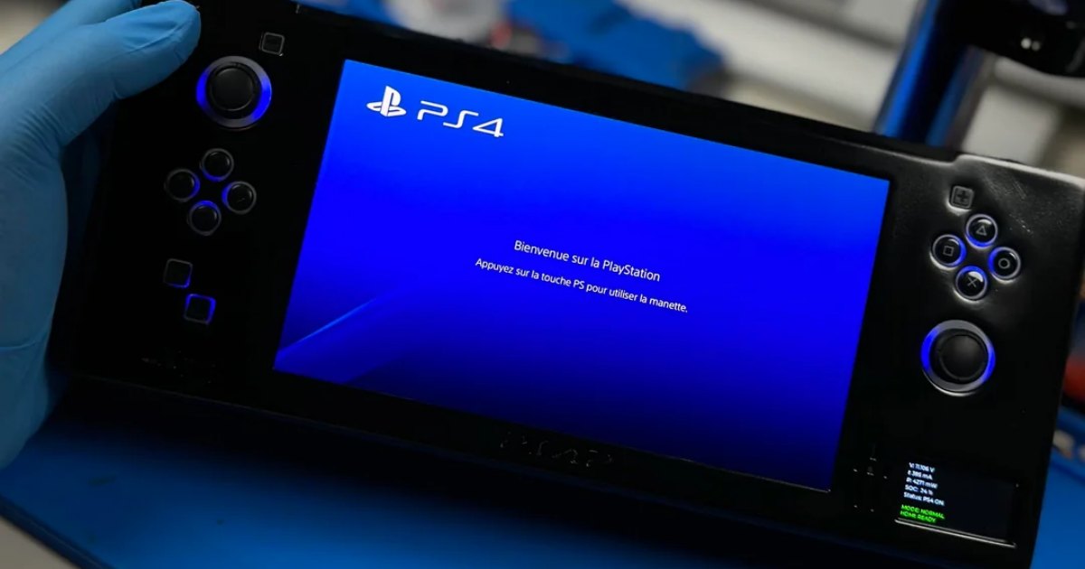 Modder แปลงเครื่องเกม PS4 Slim ให้เป็นเครื่องเกมแบบพกพา