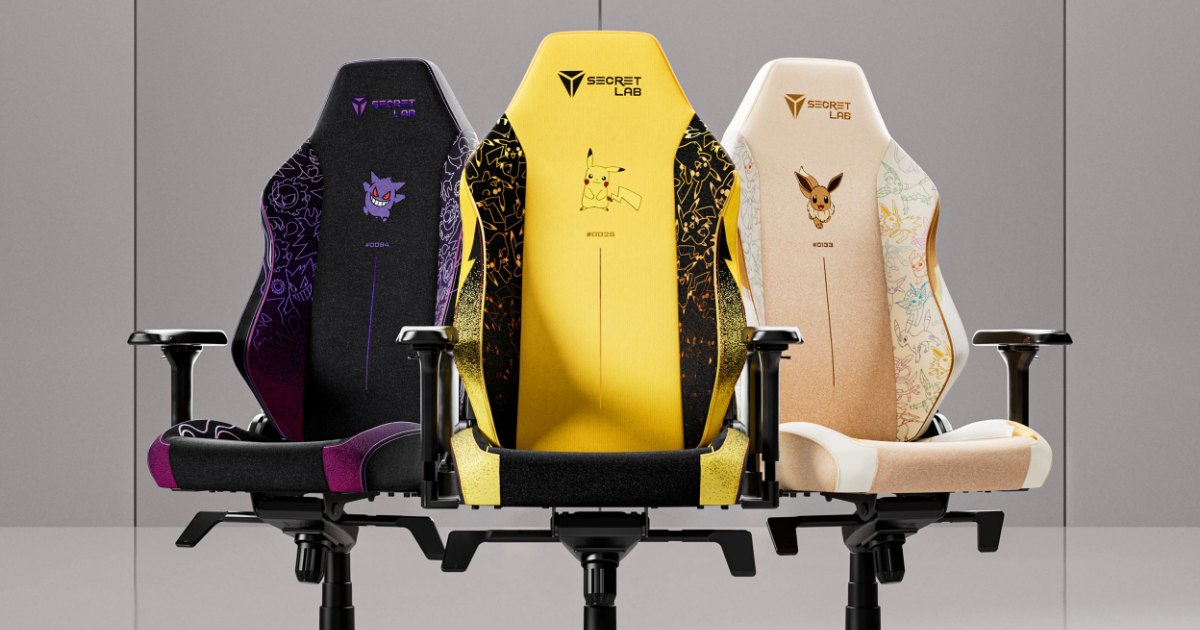 Secretlab ส่งคอลเลคชั่นเก้าอี้เกมมิ่งใหม่จาก Pokemon 1 Secretlab ส่งคอลเลคชั่นเก้าอี้เกมมิ่งใหม่จาก Pokemon