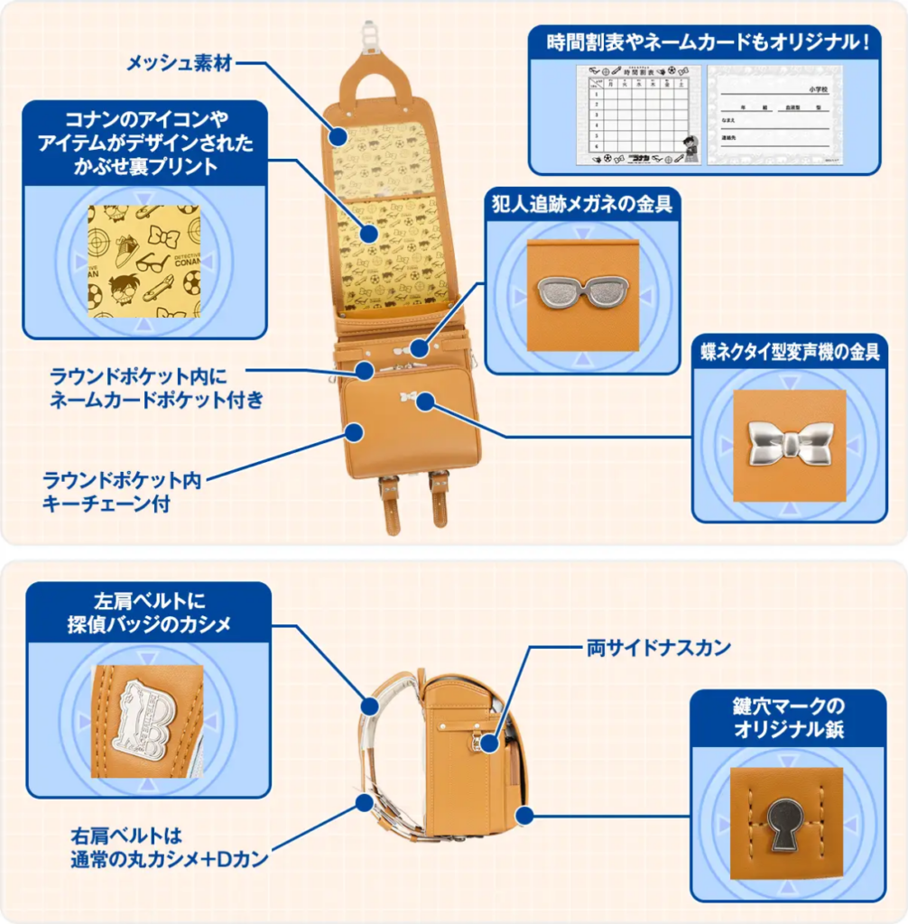 ทำเอาอยากกลับไปเรียนเลย เมื่อ Detective Conan เปิดตัวกระเป๋านักเรียนรุ่นพิเศษ