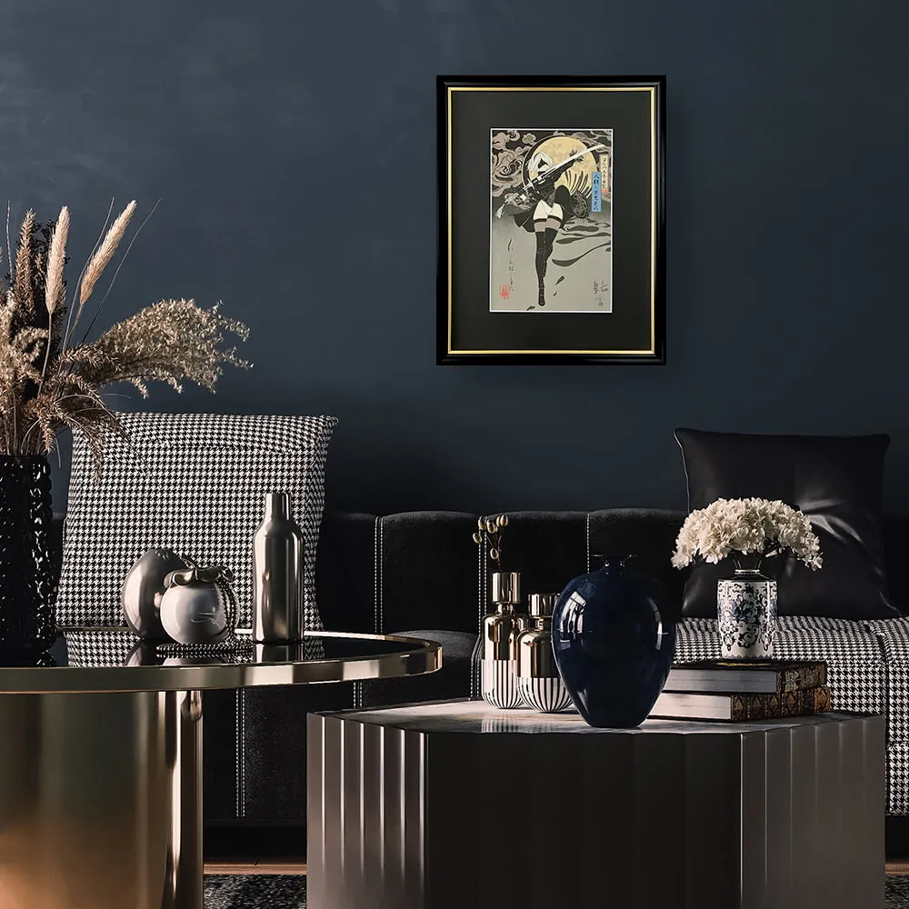 งดงาม! ภาพพิมพ์แกะไม้ NieR:Automata สไตล์อุกิโยเอะ 12 NieR