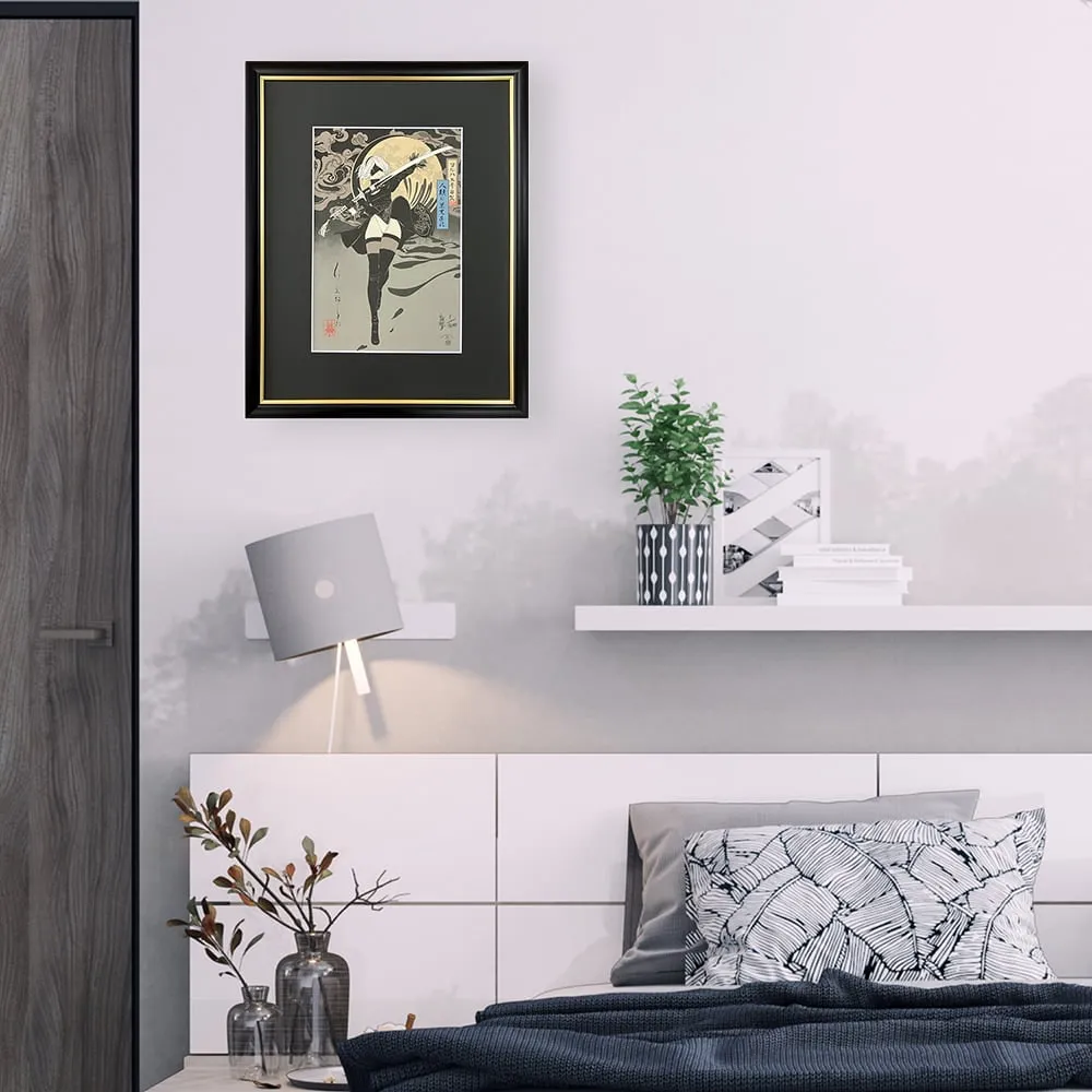 งดงาม! ภาพพิมพ์แกะไม้ NieR:Automata สไตล์อุกิโยเอะ 11 NieR