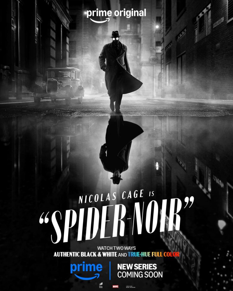 Nicolas Cage เผยสไตล์ Spider-Noir ของเขาคือ 70% Bogart และ 30% Bugs Bunny