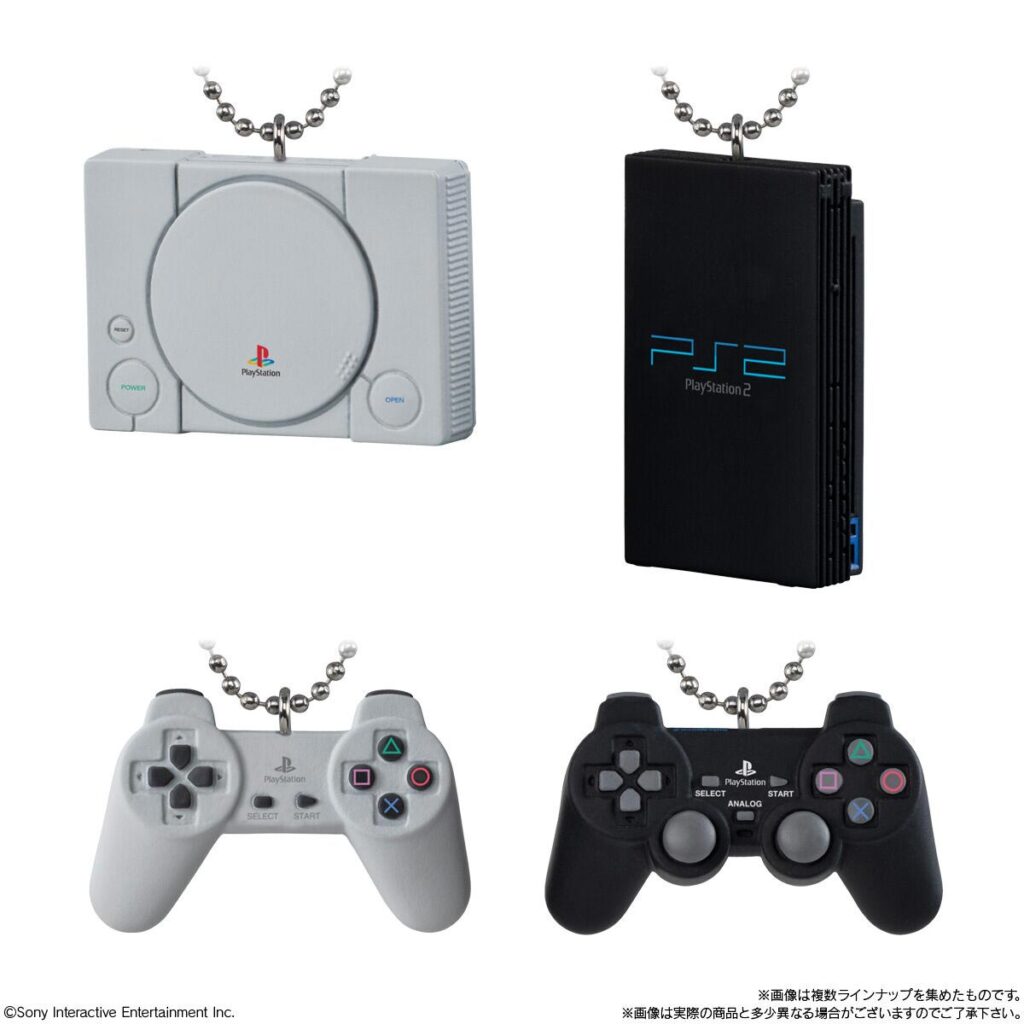 Bandai เปิดตัวขนมบิสกิตพร้อมพวงกุญแจ PlayStation วางขายแล้ววันนี้ 6 PlayStation / Miniatures Charm with Biscuits