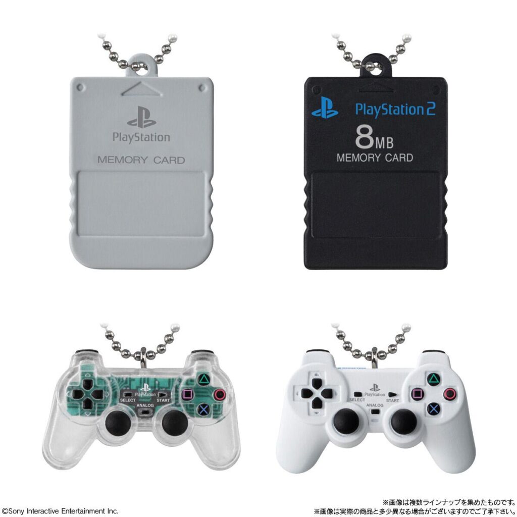 Bandai เปิดตัวขนมบิสกิตพร้อมพวงกุญแจ PlayStation วางขายแล้ววันนี้ 7 PlayStation / Miniatures Charm with Biscuits
