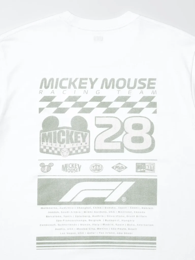 เรียบง่ายแต่เท่! UNIQLO x Disney x Formula 1® 12 Disney