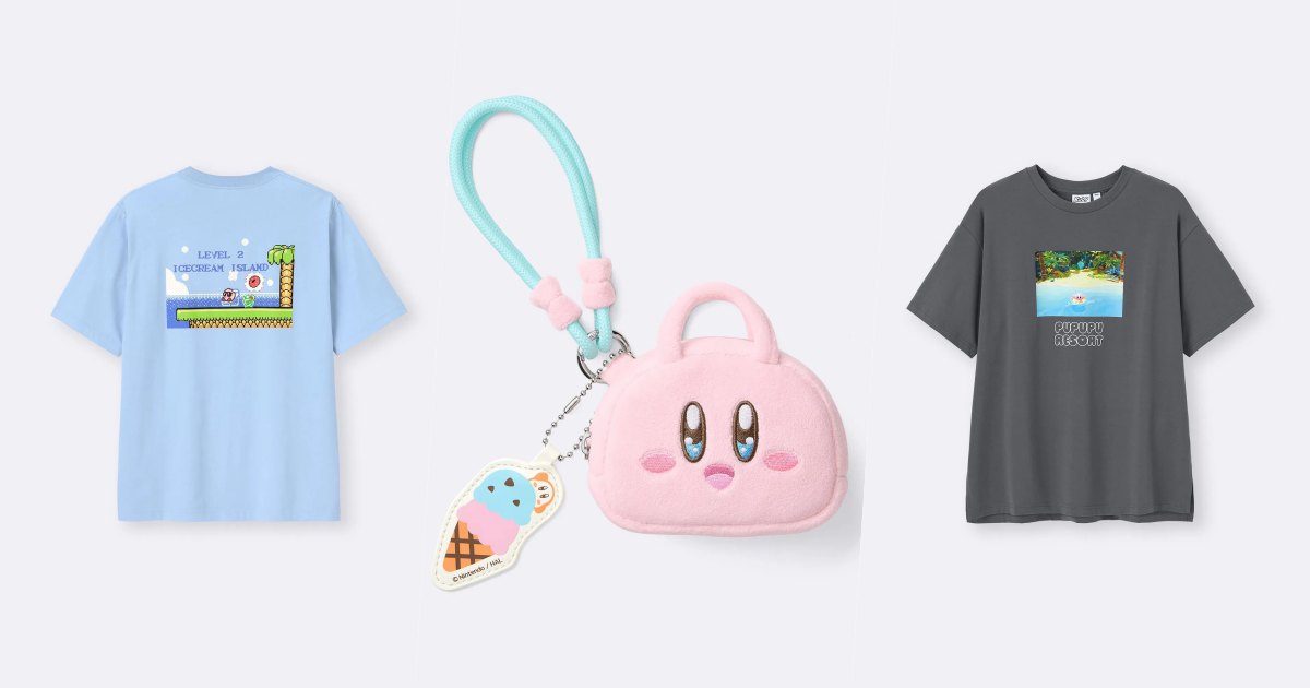 คอลเลคชั่นเสื้อผ้า KIRBY PuPuPu Resort งานน่ารักจาก GU