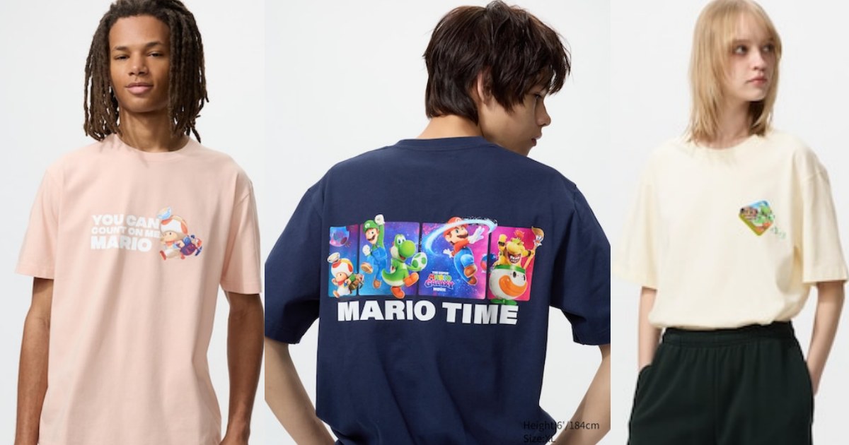 UNIQLO เตรียมปล่อยคอลเลคชั่นใหม่ The Super Mario Galaxy Movie 1 UNIQLO เตรียมปล่อยคอลเลคชั่นใหม่ The Super Mario Galaxy Movie
