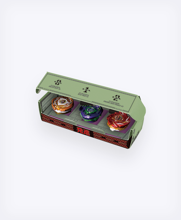 การร่วมมือของสองจักรวาล BEYBLADE X x EVANGELION 3 BEYBLADE