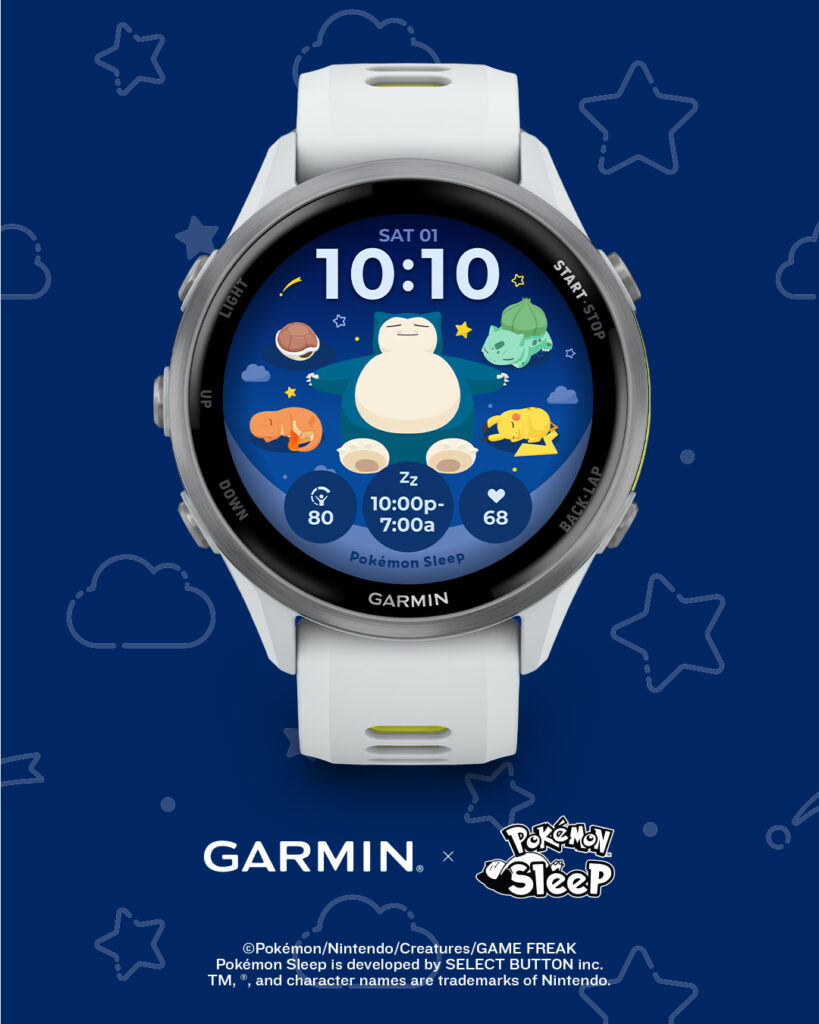 Garmin เปิดตัวหน้าปัดสมาร์ตวอตช์ “Pokemon Sleep” 11 Pokemon