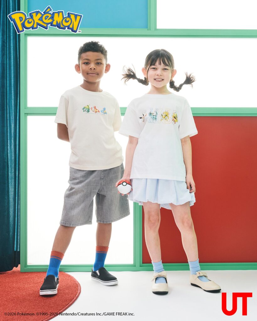ยูนิโคล่ เปิดตัวคอลเลคชันเสื้อยืด UT ฉลองครบรอบ 30 ปีของ โปเกมอน 8 UT
