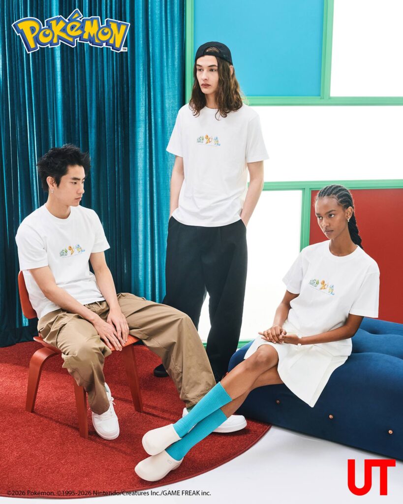 ยูนิโคล่ เปิดตัวคอลเลคชันเสื้อยืด UT ฉลองครบรอบ 30 ปีของ โปเกมอน 7 UT
