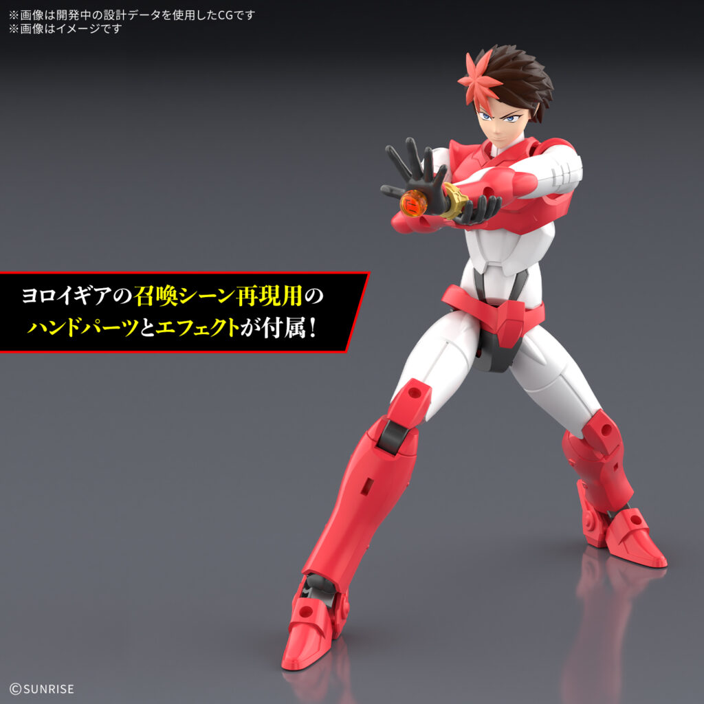 30MF Yoroi Shinden Samurai Troopers Burning Guy งานคุณภาพจาก Bandai Hobby