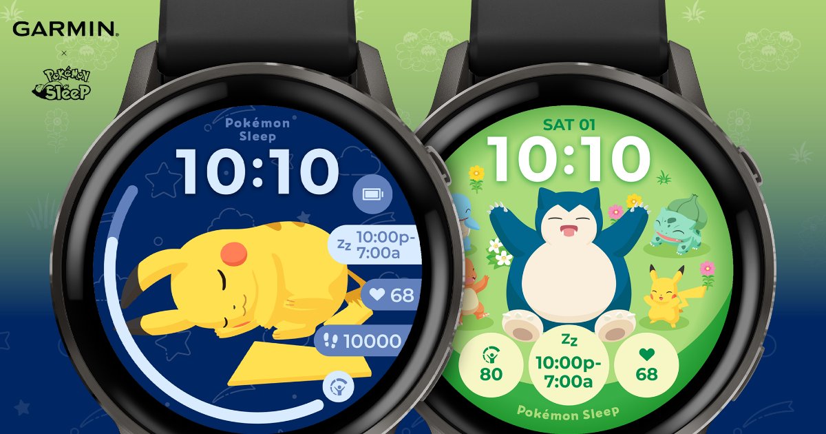 Garmin เปิดตัวหน้าปัดสมาร์ตวอตช์ “Pokemon Sleep” 1 Garmin เปิดตัวหน้าปัดสมาร์ตวอตช์ “Pokemon Sleep”