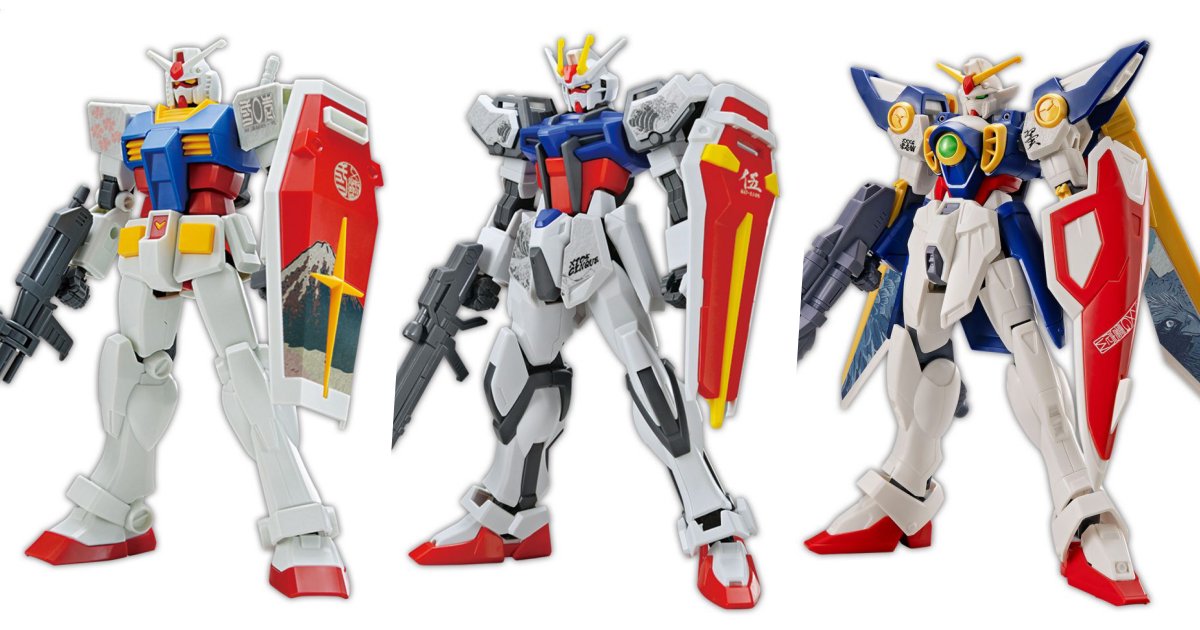 มีความร่วมสมัยสุด ๆ กับโมเดล Gundam ผสานเข้ากับลวดลาย Decal สไตล์ Ukiyo-e