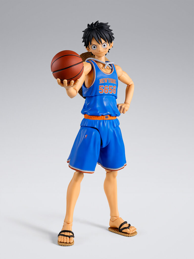 แอคชั่นฟิกเกอร์ Luffy จาก Onepiece ในชุดบาสเก็ตบอลทีมดัง S.H.Figuarts ส่งนำร่องมาก่อน 2 ทีม 6 Onepiece