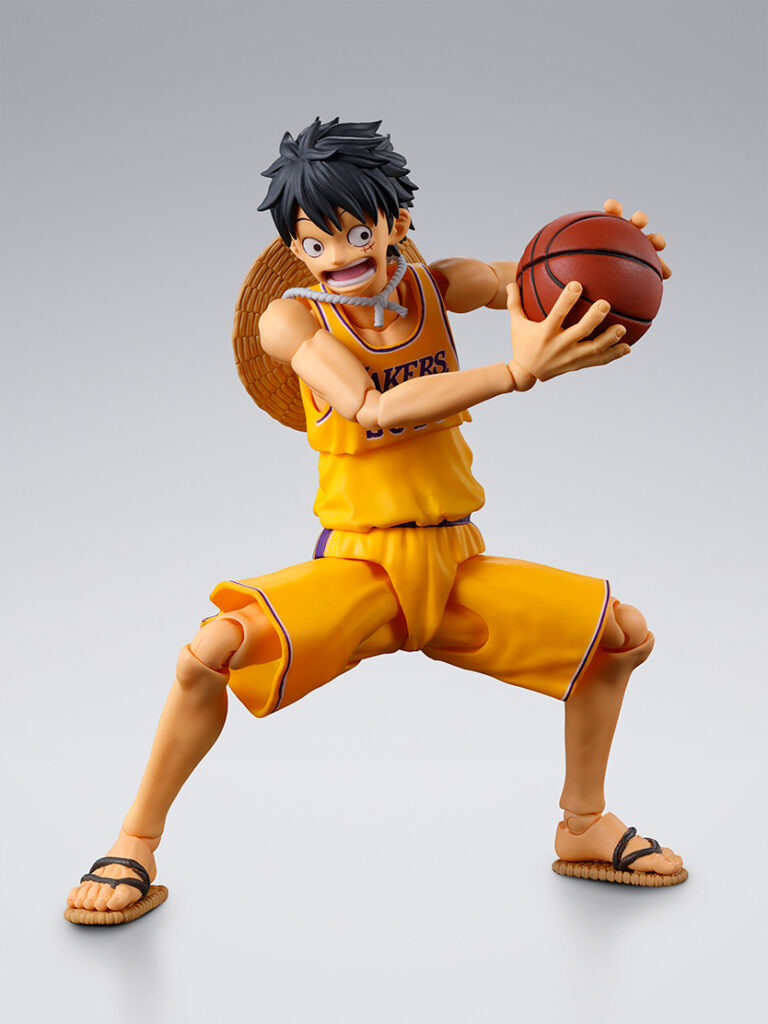 แอคชั่นฟิกเกอร์ Luffy จาก Onepiece ในชุดบาสเก็ตบอลทีมดัง S.H.Figuarts ส่งนำร่องมาก่อน 2 ทีม 4 Onepiece