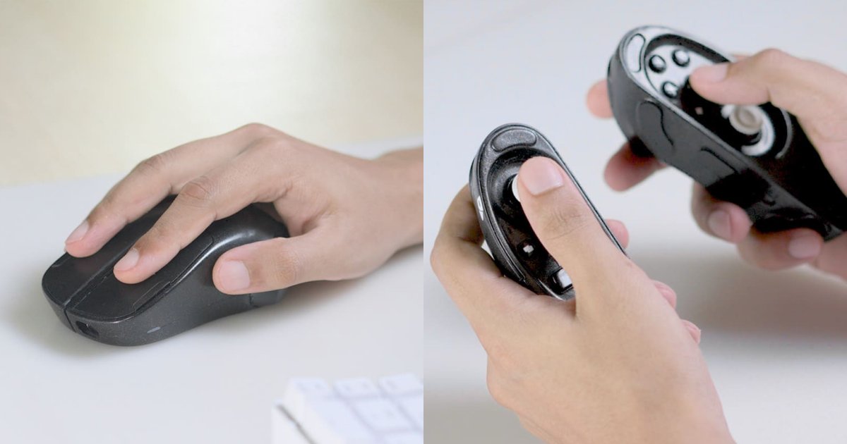 สะดวกใช้งานแบบ 2 in 1 ด้วยเมาส์ Phase จาก Pixelpaw Lab