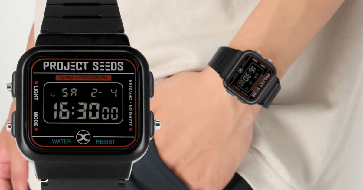 คลาสสิคจัด! นาฬิกาดิจิทัล TRIGUN STARGAZE