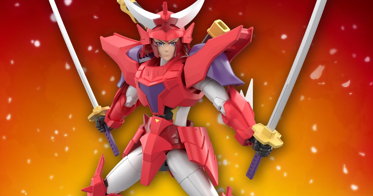 30MF Yoroi Shinden Samurai Troopers Burning Guy งานคุณภาพจาก Bandai Hobby