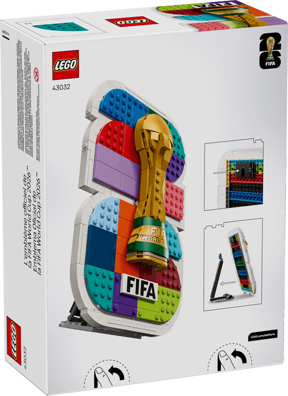 LEGO FIFA World Cup 2026 Official Emblem เซ็ตสะสมโลโก้ฟุตบอลโลก
