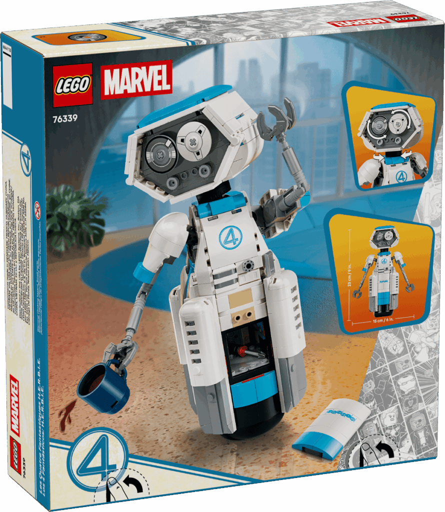 LEGO เปิดตัว H.E.R.B.I.E. เจ้าหุ่นจอมขโมยซีน! จาก Fantastic Four