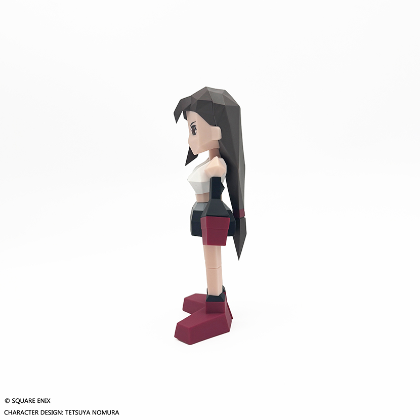 ฟิกเกอร์ Tifa และ Aerith จาก Final Fantasy มาในสไตล์ย้อนยุคแบบ Polygon 4 Final Fantasy
