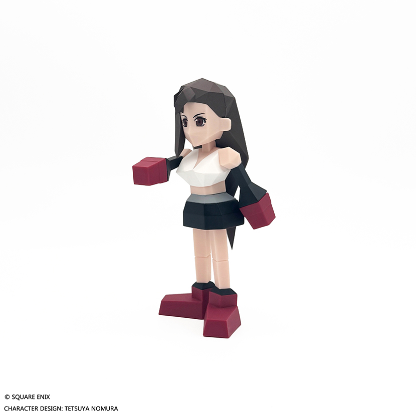 ฟิกเกอร์ Tifa และ Aerith จาก Final Fantasy มาในสไตล์ย้อนยุคแบบ Polygon 5 Final Fantasy