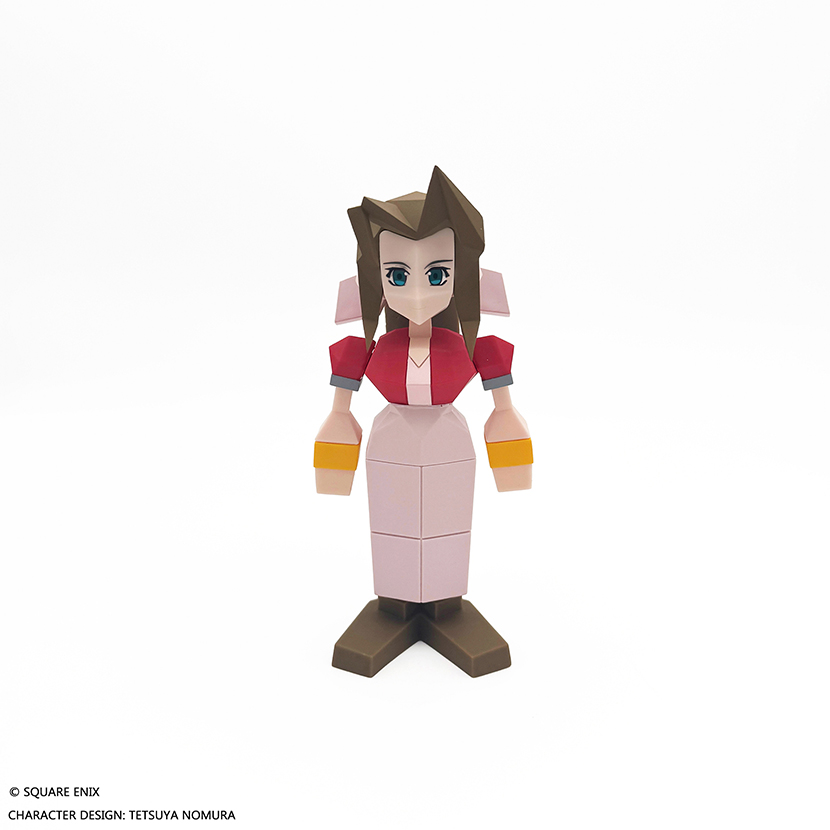 ฟิกเกอร์ Tifa และ Aerith จาก Final Fantasy มาในสไตล์ย้อนยุคแบบ Polygon 6 Final Fantasy