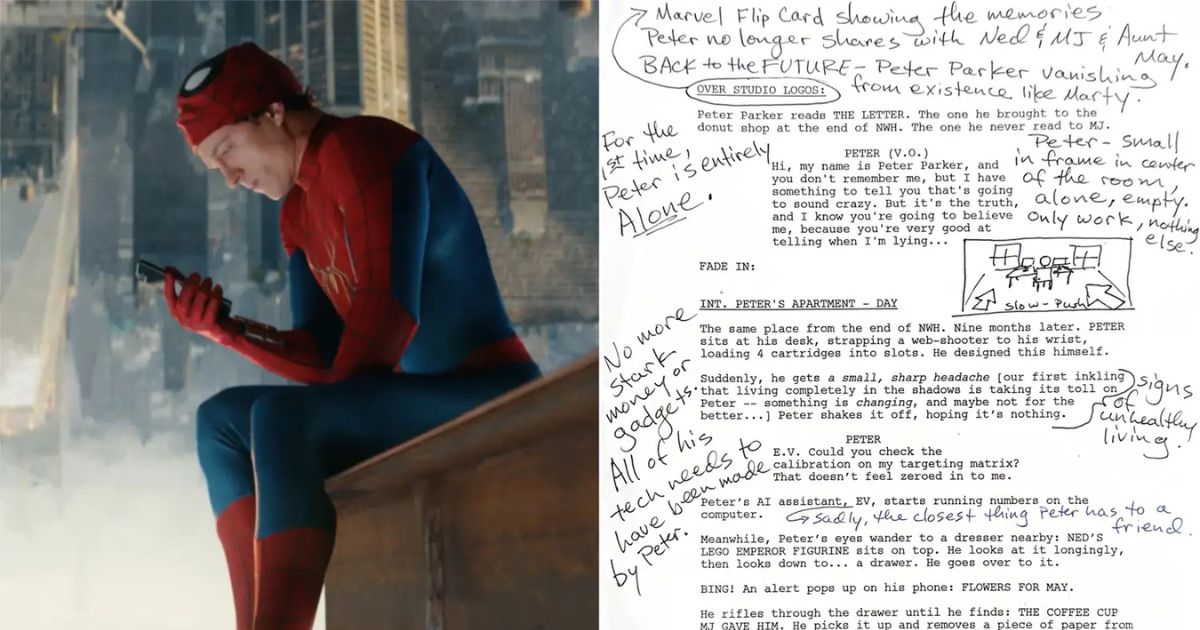 สคริปต์หน้าแรกถูกปล่อย! Spider-Man: Brand New Day ที่ไม่มีใครจำเขาได้