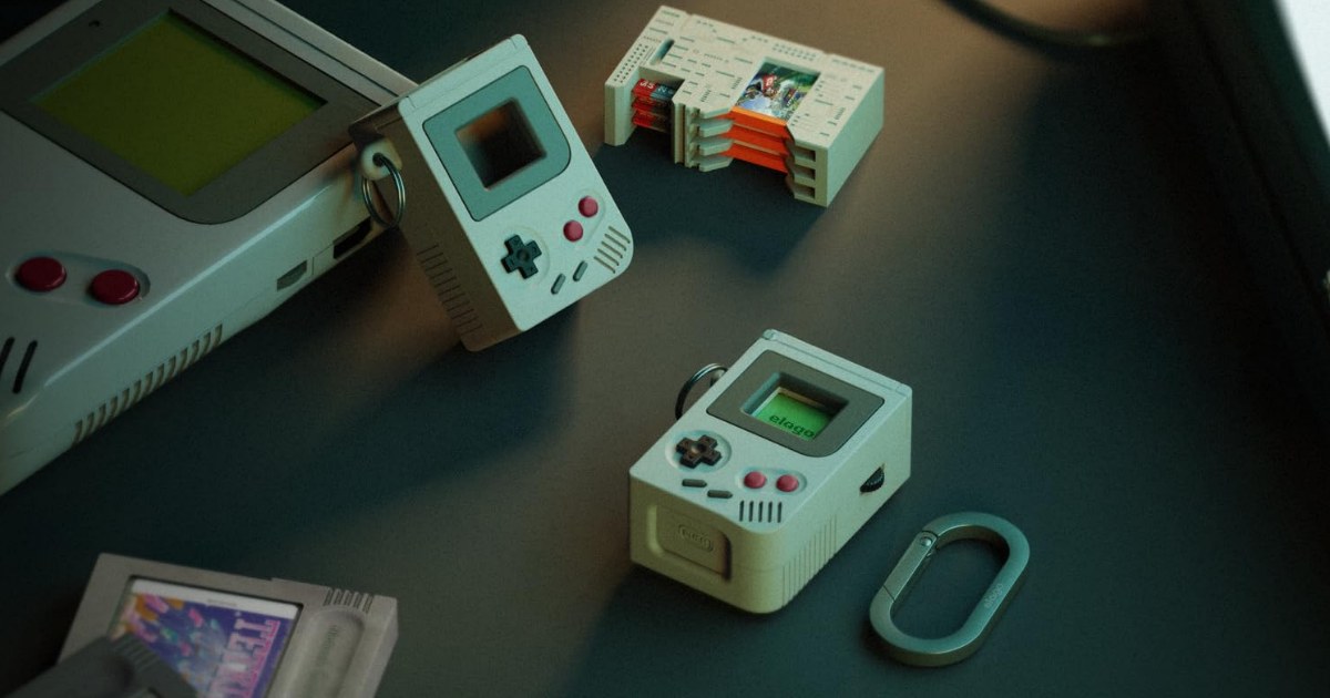เคสในการ์ดเกม Nintendo Switch ในรูปแบบของเครื่อง Game Boy