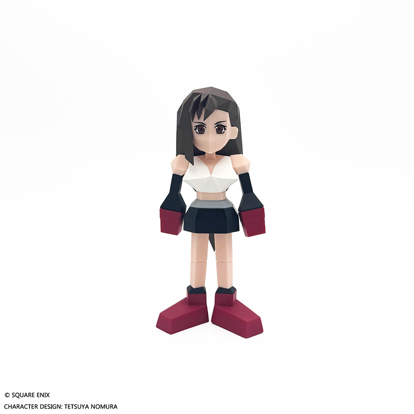 ฟิกเกอร์ Tifa และ Aerith จาก Final Fantasy มาในสไตล์ย้อนยุคแบบ Polygon 2 Final Fantasy