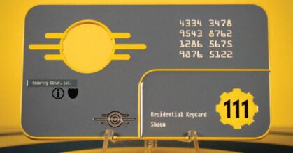 งานสะสมสำหรับแฟนพันธ์แท้ Fallout กับ Keycard Vault 111
