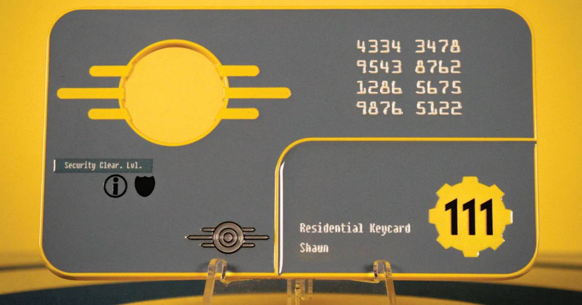งานสะสมสำหรับแฟนพันธ์แท้ Fallout กับ Keycard Vault 111
