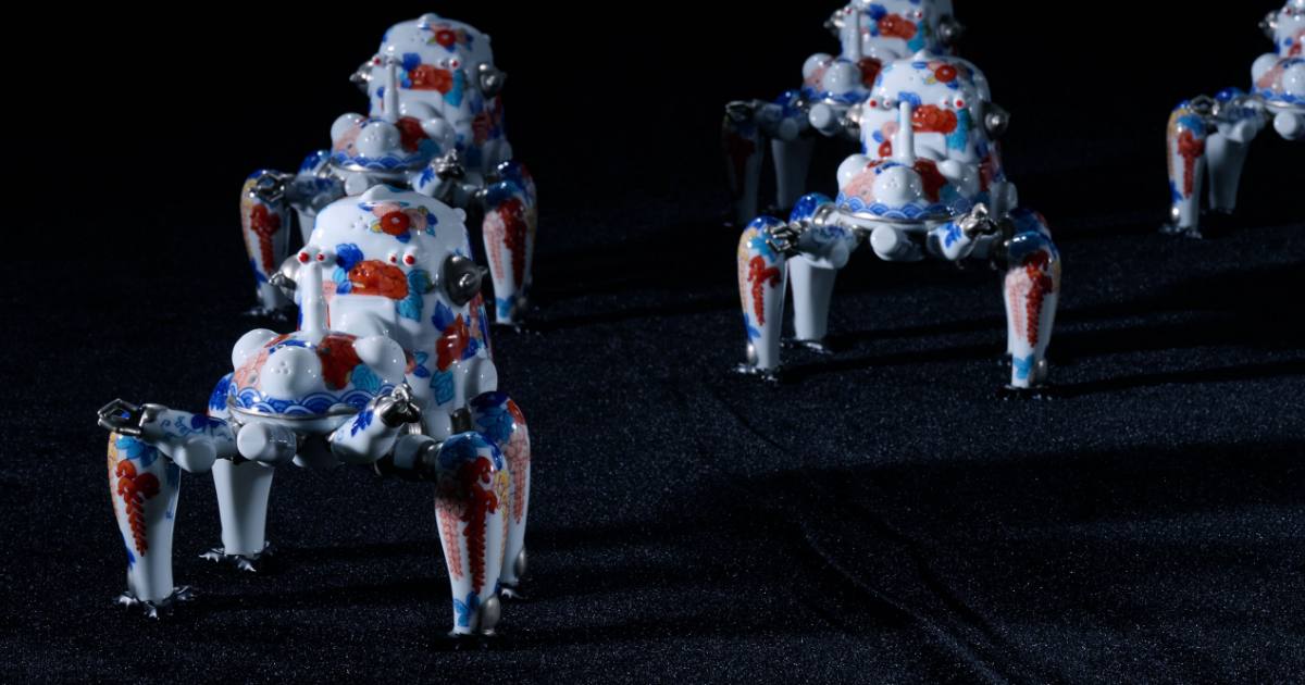 ตุ๊กตาเซรามิก Tachikoma จาก Ghost in the Shell ถึงแม้จะราคาสูงแต่ความต้องการก็สูงเช่นกัน