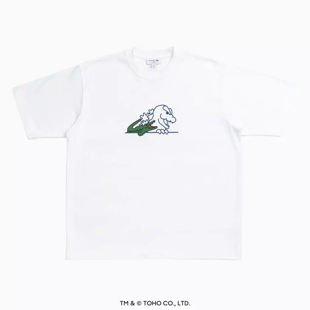 เครื่องแต่งกายคอลเลคชั่นพิเศษปี 2026 กับ LACOSTE x GODZILLA 2.0 5 GODZILLA