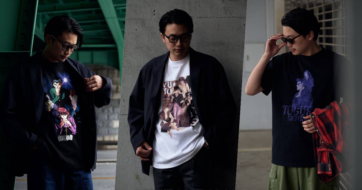 คอลเลคชั่นเสื้อ Yuyu hakusho สไตล์วินเทจจาก Number Rock