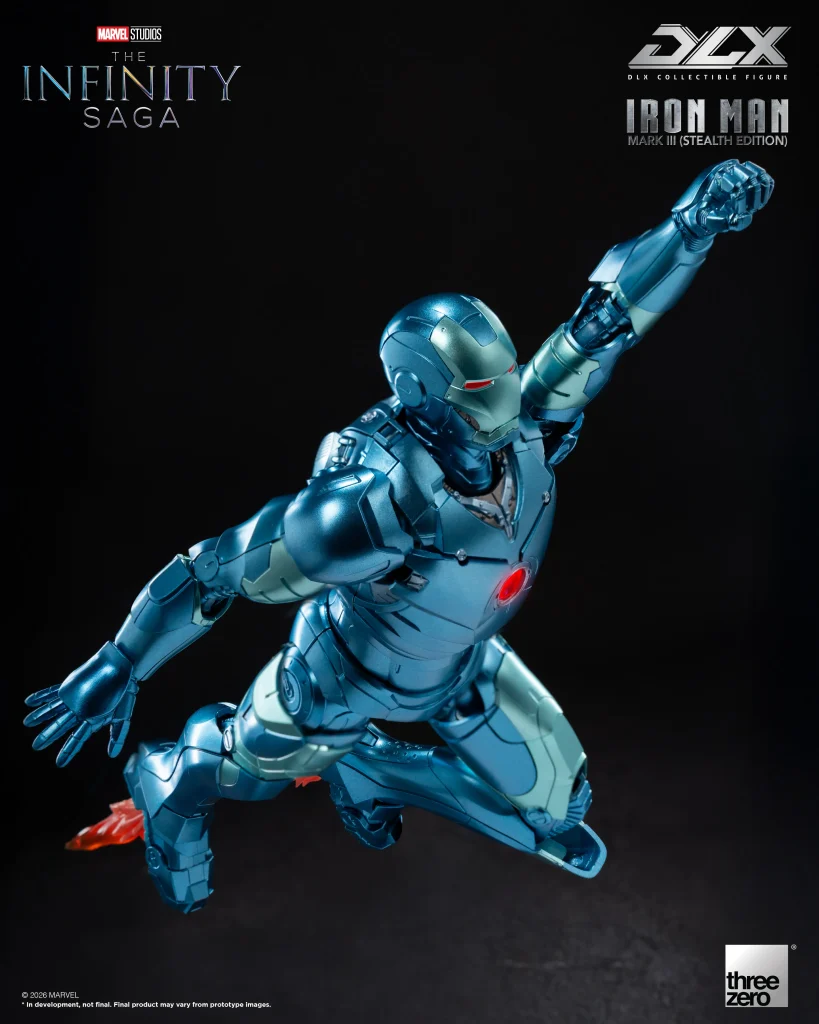 แอคชั่นฟิกเกอร์ Iron Man Mark 3 (Stealth Edition) จาก ThreeZero 9 Iron Man