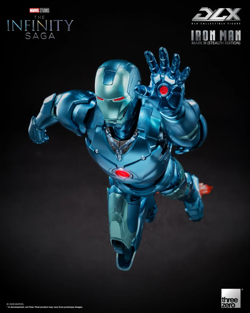 แอคชั่นฟิกเกอร์ Iron Man Mark 3 (Stealth Edition) จาก ThreeZero 8 Iron Man