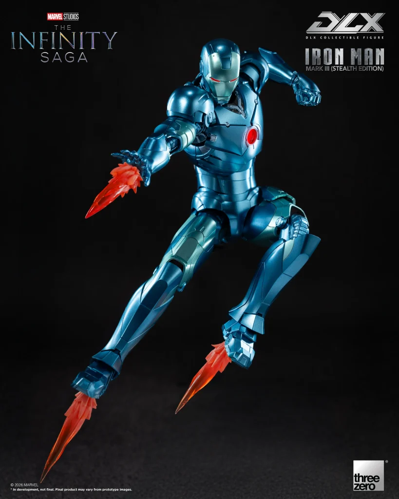 แอคชั่นฟิกเกอร์ Iron Man Mark 3 (Stealth Edition) จาก ThreeZero 4 Iron Man
