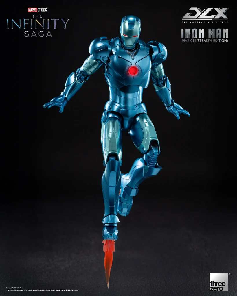 แอคชั่นฟิกเกอร์ Iron Man Mark 3 (Stealth Edition) จาก ThreeZero 5 Iron Man