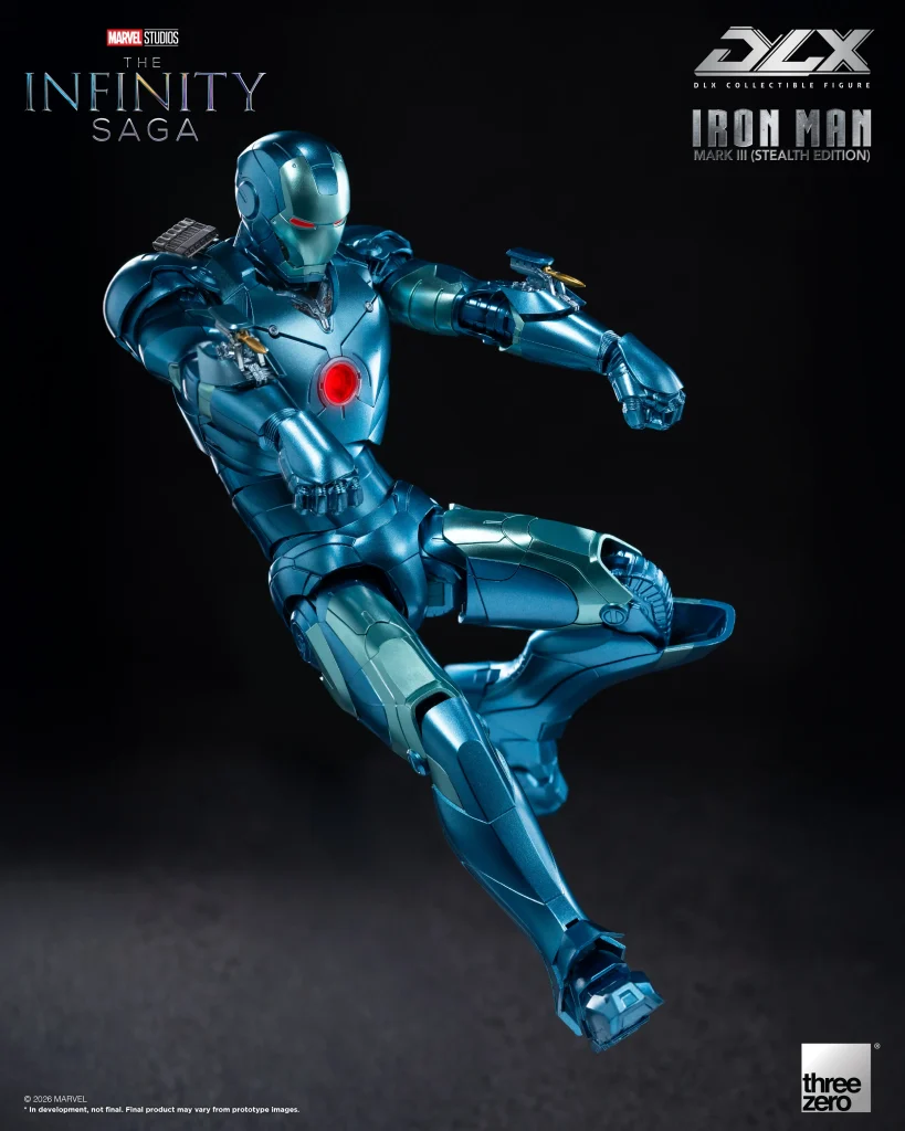 แอคชั่นฟิกเกอร์ Iron Man Mark 3 (Stealth Edition) จาก ThreeZero 2 Iron Man