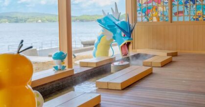 Pokemon บุกออนเซ็นญี่ปุ่น! บ่อน้ำพุร้อนโปเกมอนท่ามกลางวิวสุดฟิน