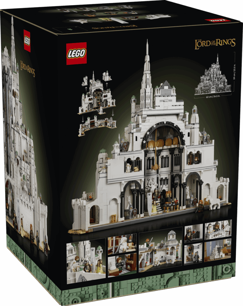 LEGO เปิดตัว "นครสีขาวแห่ง Gondor" จาก The Lord of the Rings ใหญ่สุดเท่าที่เคยมีมา!!
