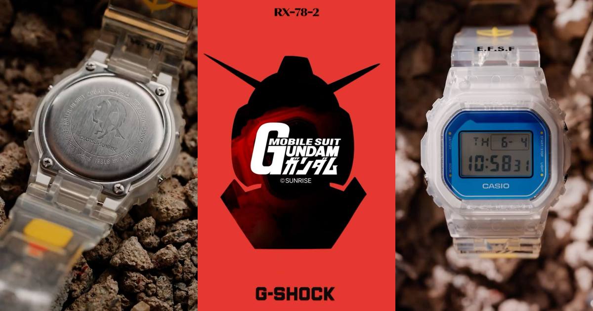 G-SHOCK เกาหลีเปิดตัวนาฬิกาคอลเลคชั่นใหม่จาก Gundam 1 G-SHOCK เกาหลีเปิดตัวนาฬิกาคอลเลคชั่นใหม่จาก Gundam